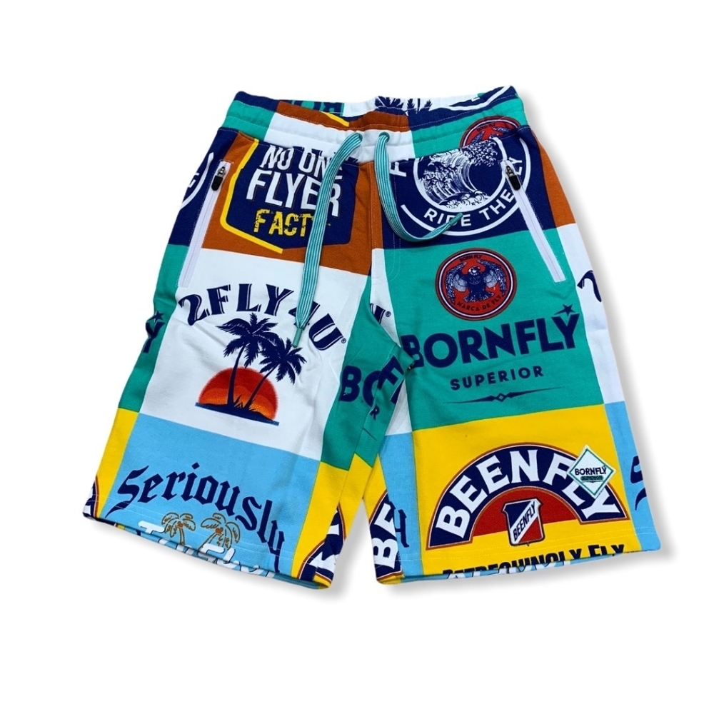 Born Fly Faded Shorts